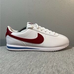 Nike Cortez GS White Red Blue Sneaker Size 7Y/Women 8.5 DM0950-115